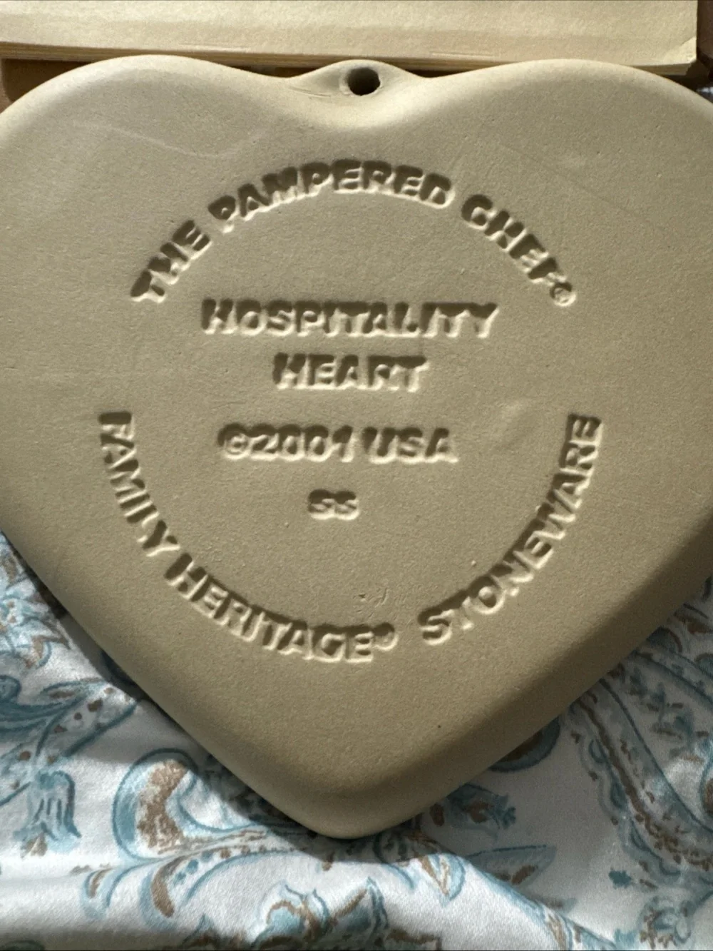 Pampered Chef Hospitality Heart Cookie Mold